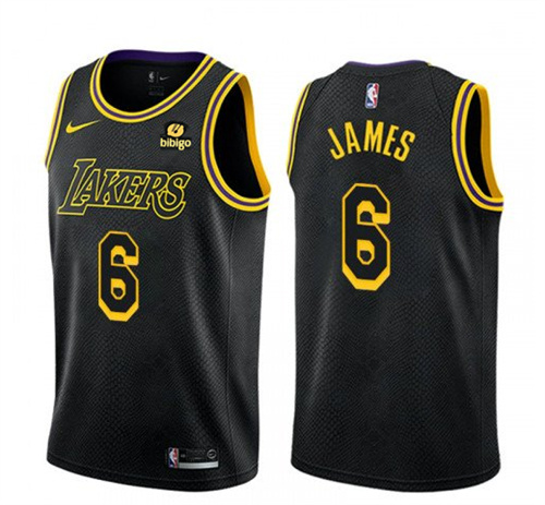Youth Los Angeles Lakers #6 LeBron James Black Stitched Basketball Jersey Youth Los Angeles Lakers #6 LeBron James Black Stitched Basketball Jersey